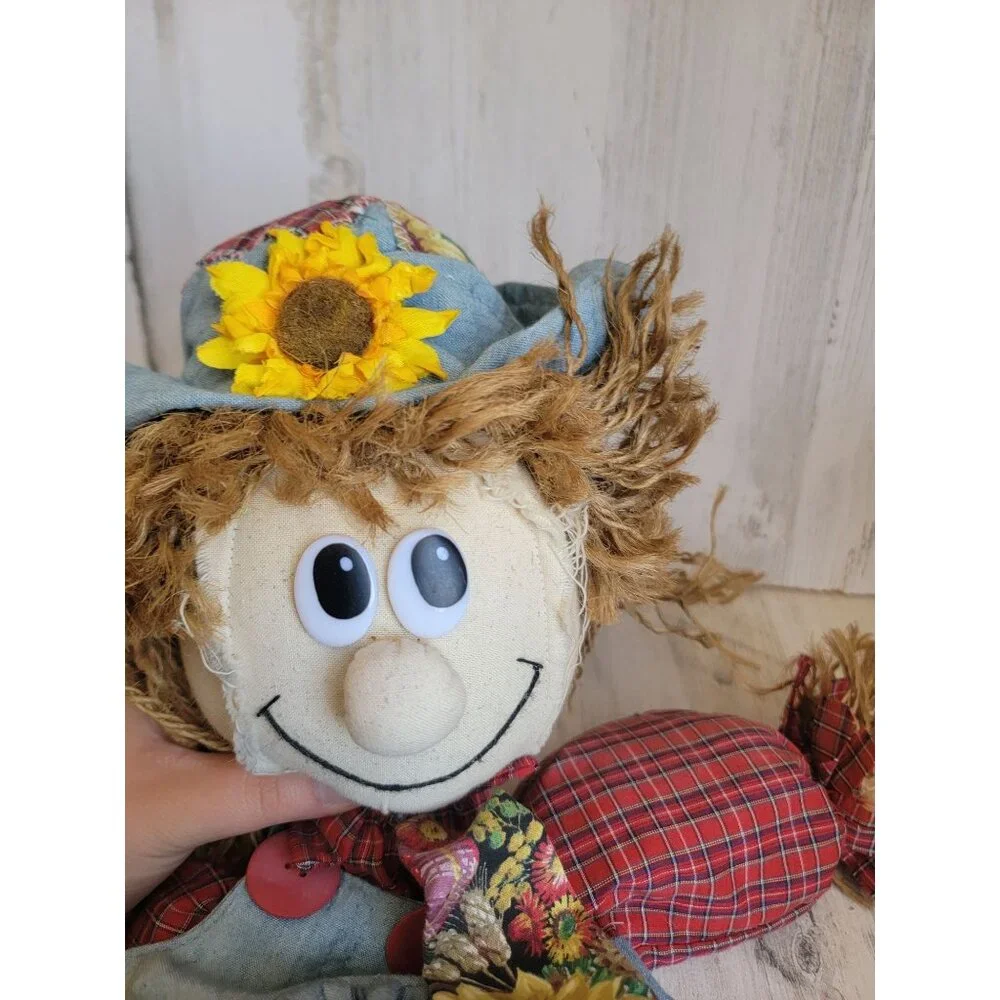 Plush vintage‎ scarecrow Halloween hanging home decor